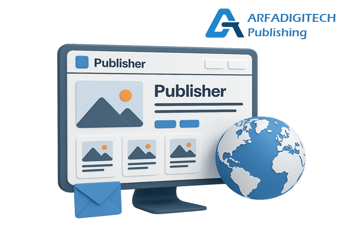 Ilustrasi Website Publisher ARFADIGITECH